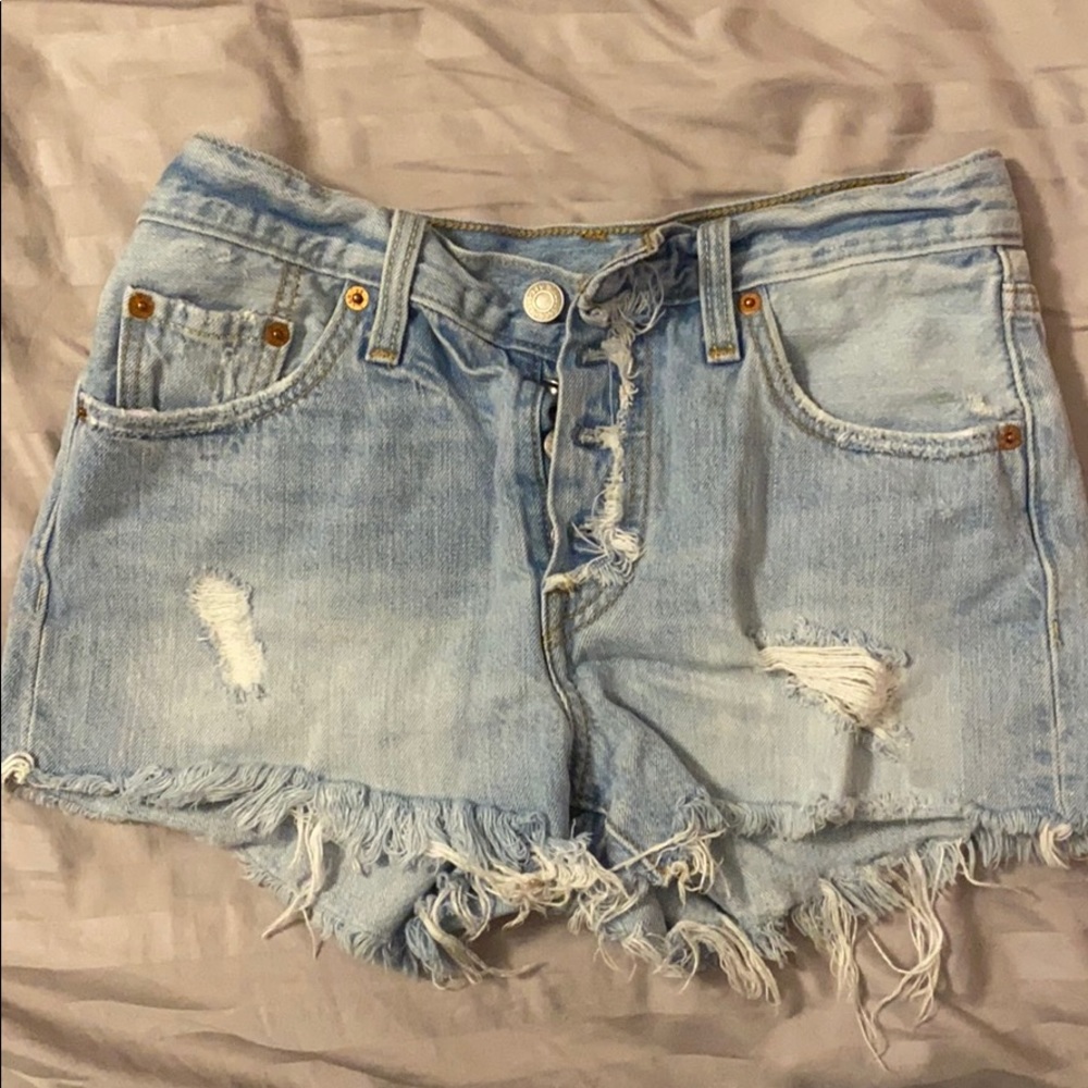 Levi’s 501 button fly shorts